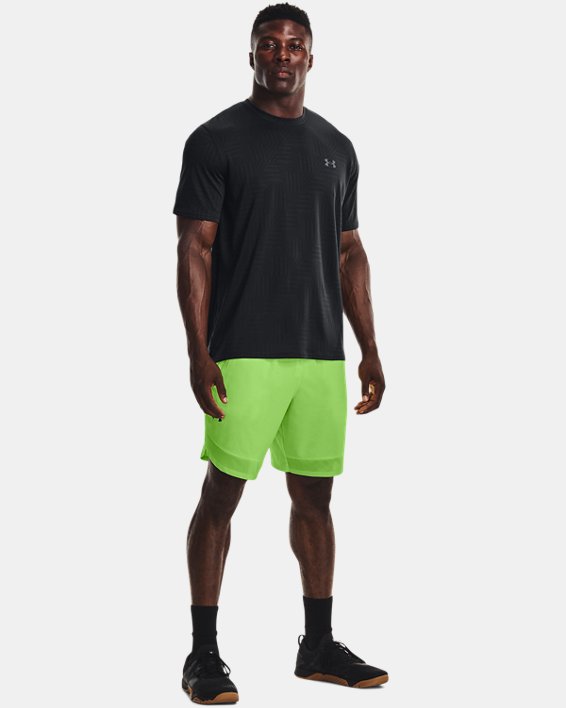 Men's UA Training Stretch Shorts, Green, pdpMainDesktop image number 2